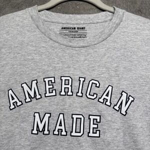 American‎ Giant Made in USA Gray Crew Neck T Shirt Men's L Heritage Workwear